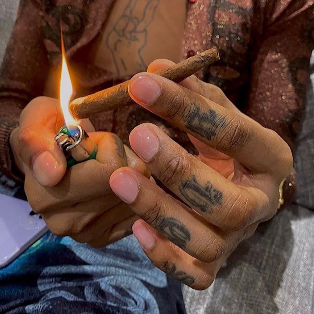 Clean natural manicure